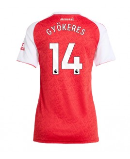 Günstige Arsenal Viktor Gyokeres #14 Heimtrikot Damen 2025-26 Kurzarm
